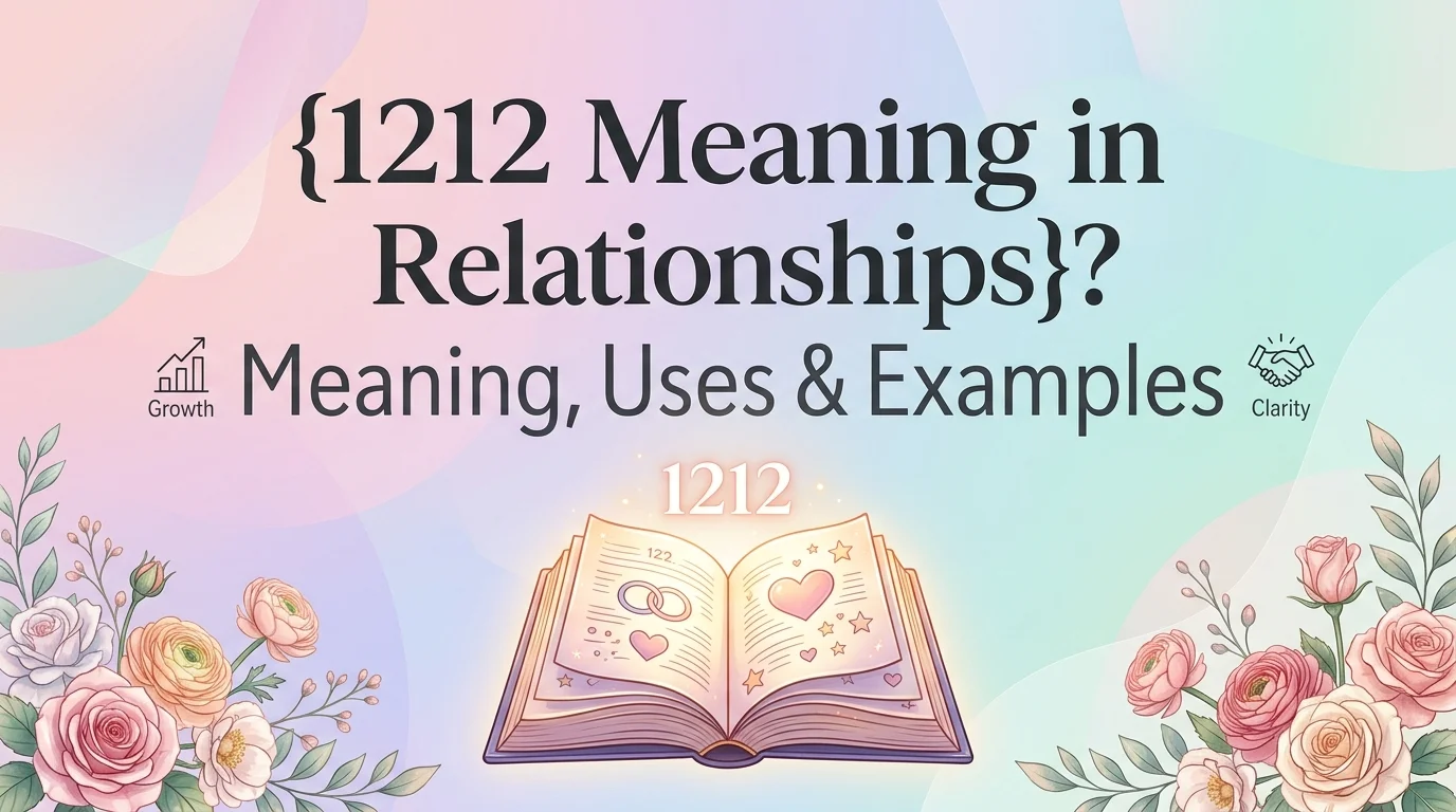 1212 Meaning in Relationships