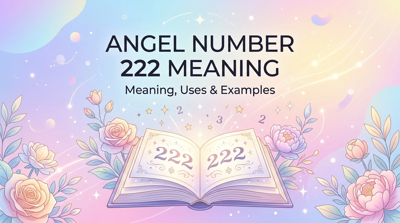 Angel Number 222 Meaning