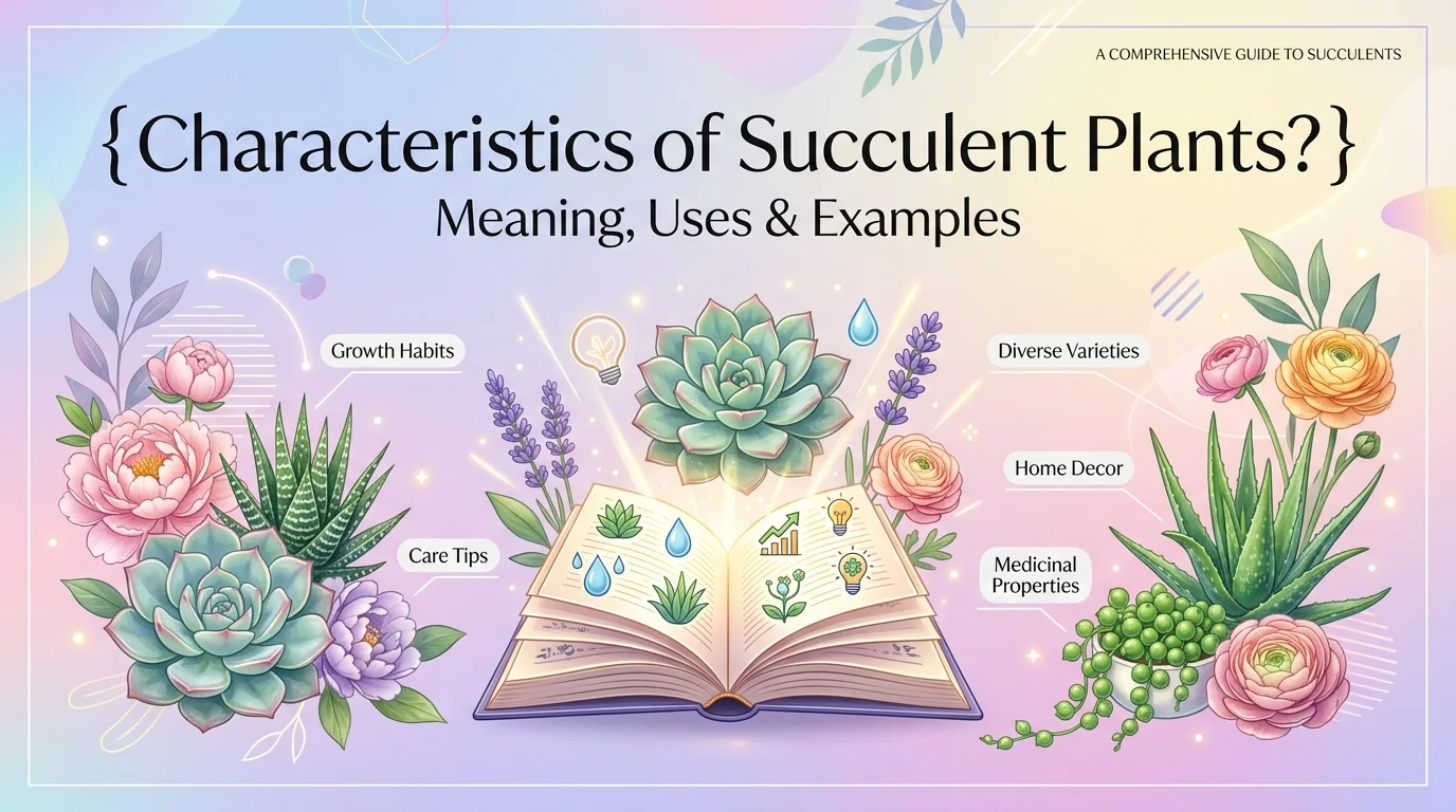 Characteristics of Succulent Plants