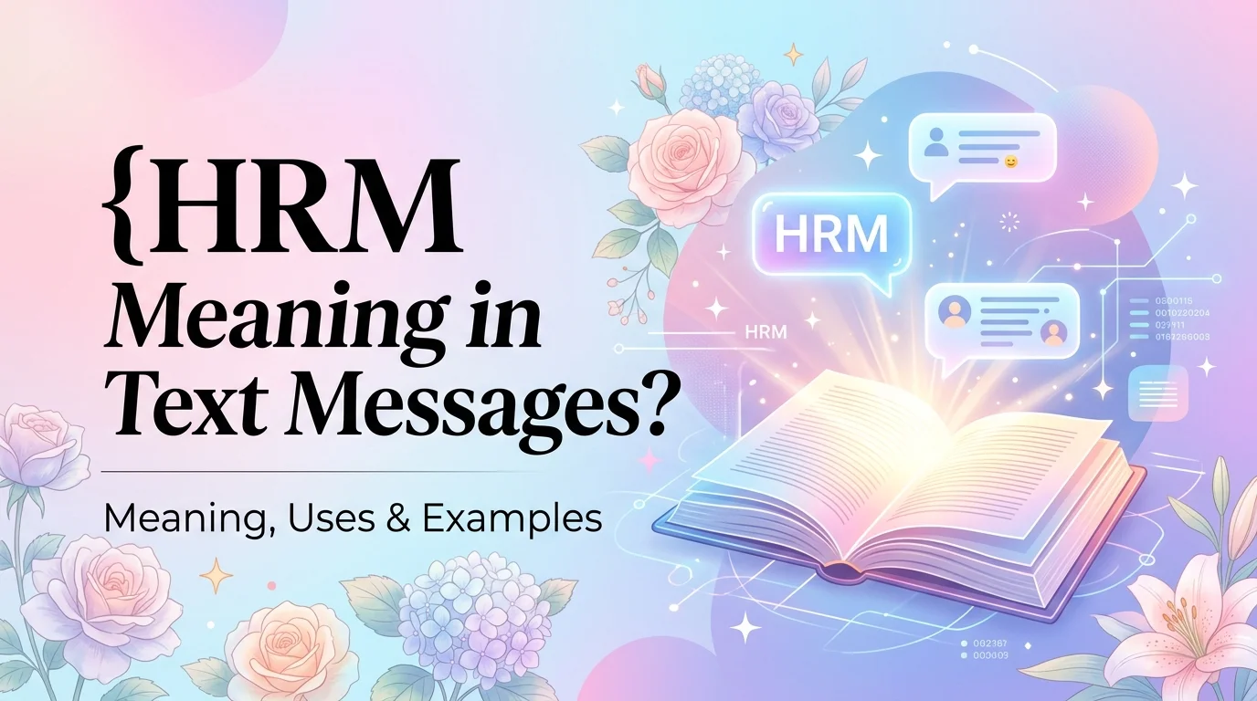 HRM Meaning in Text Messages
