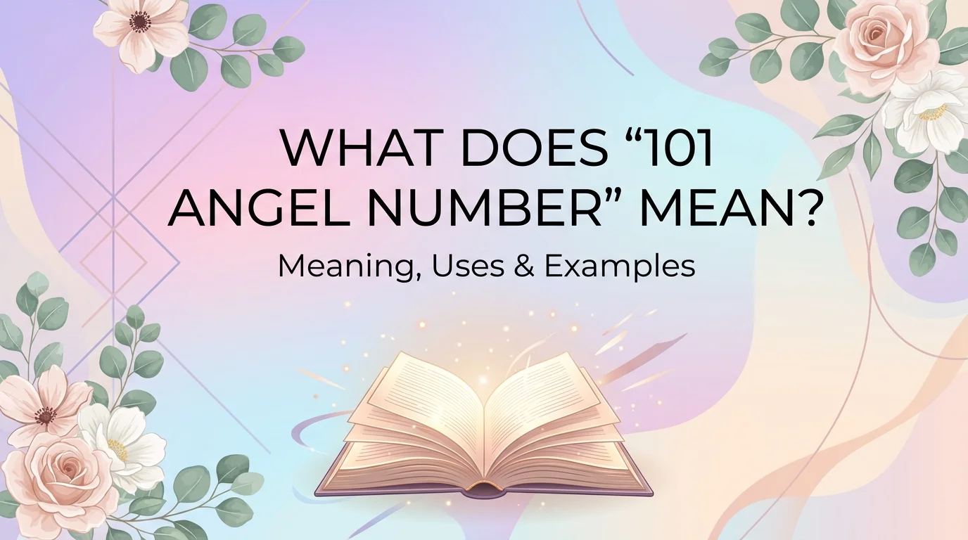 What Does “101 Angel Number Meaning” Mean