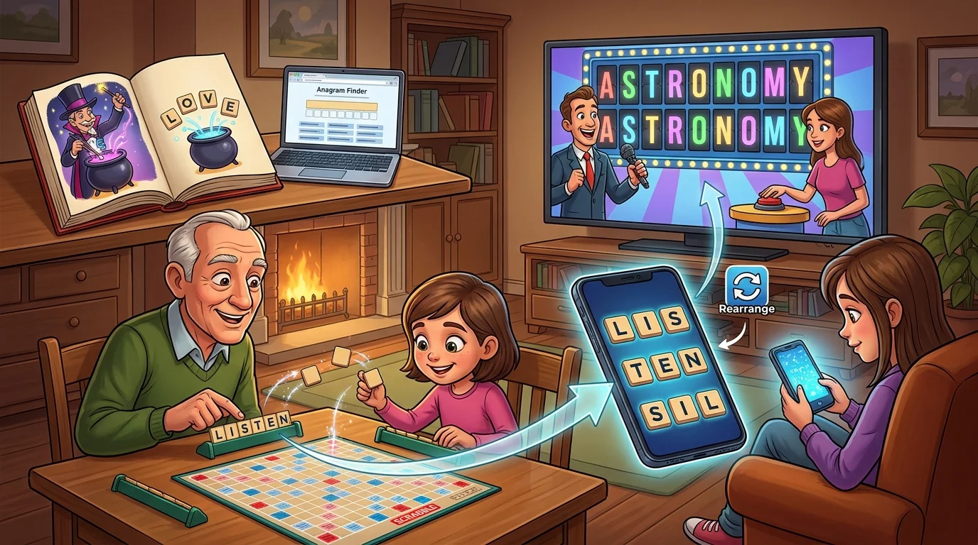 What Does Anagram Mean in Different Platforms