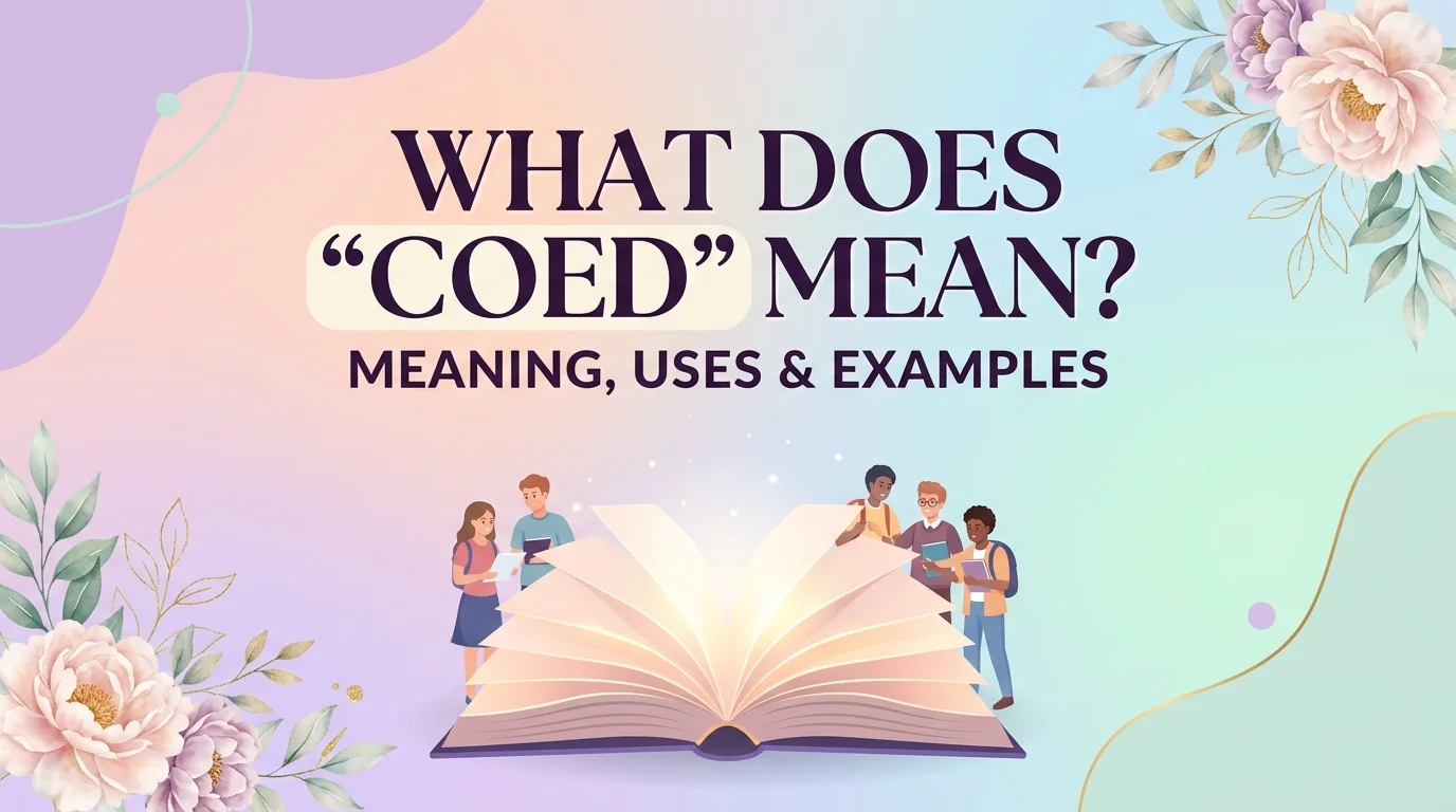 What Does "Coed" Mean