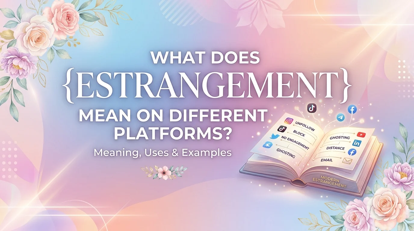 What Does Estrangement Mean on Different Platforms