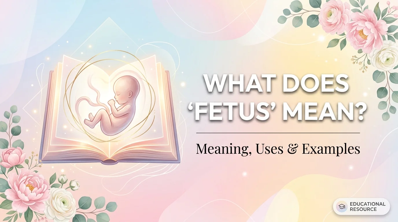 What Does “Fetus” Mean