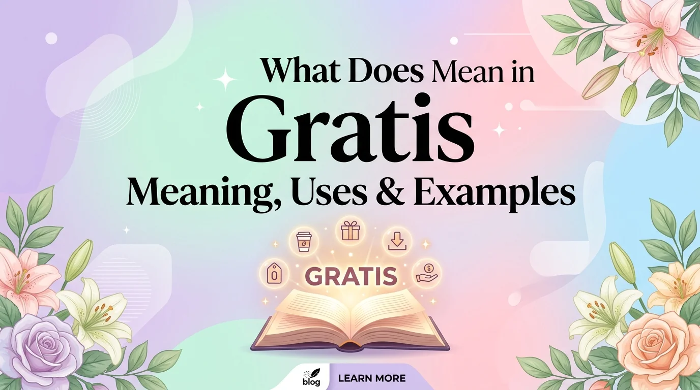 What Does Gratis Mean in Different Situations