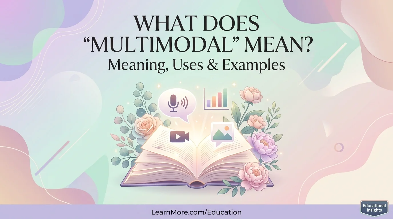 What Does Multimodal Mean