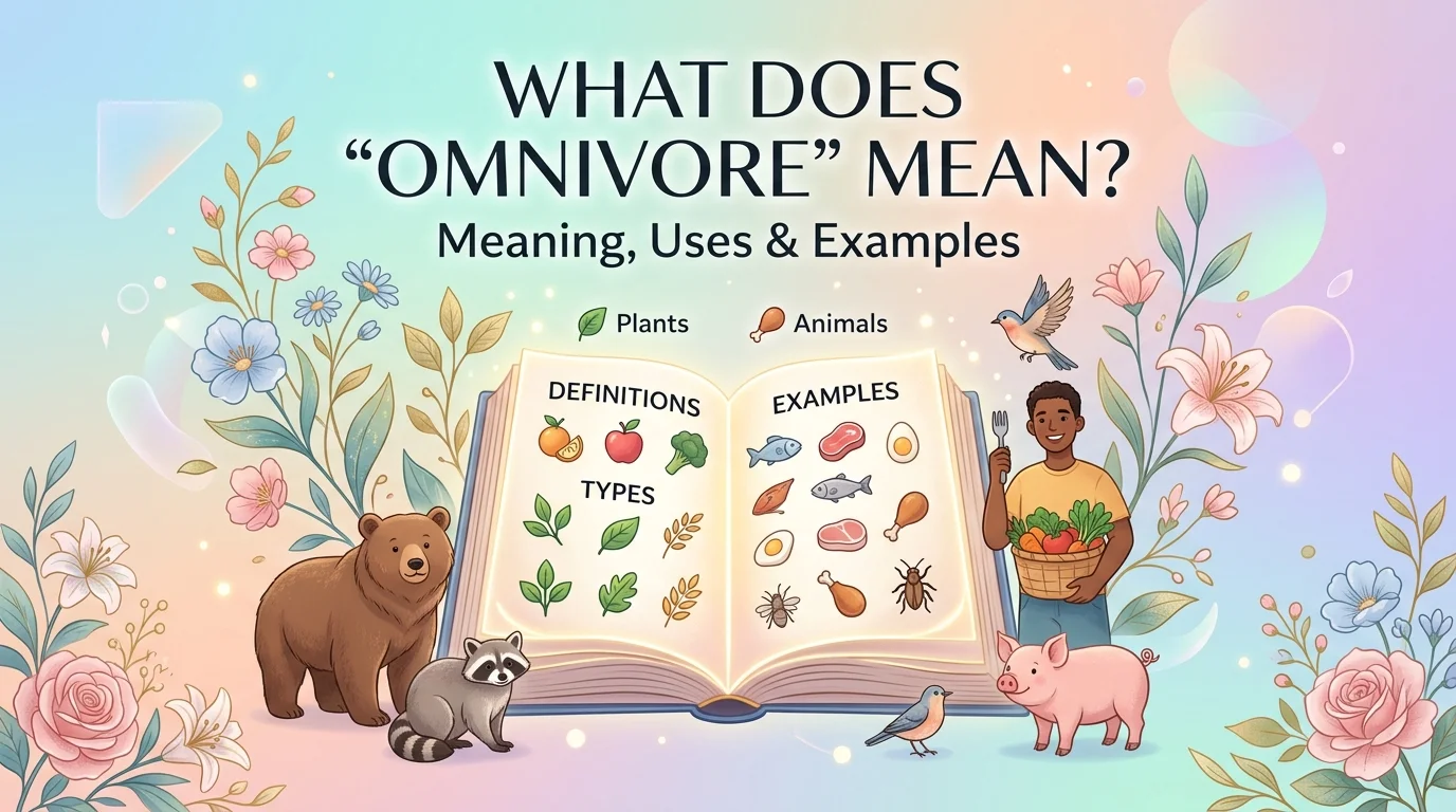 What Does Omnivore Mean