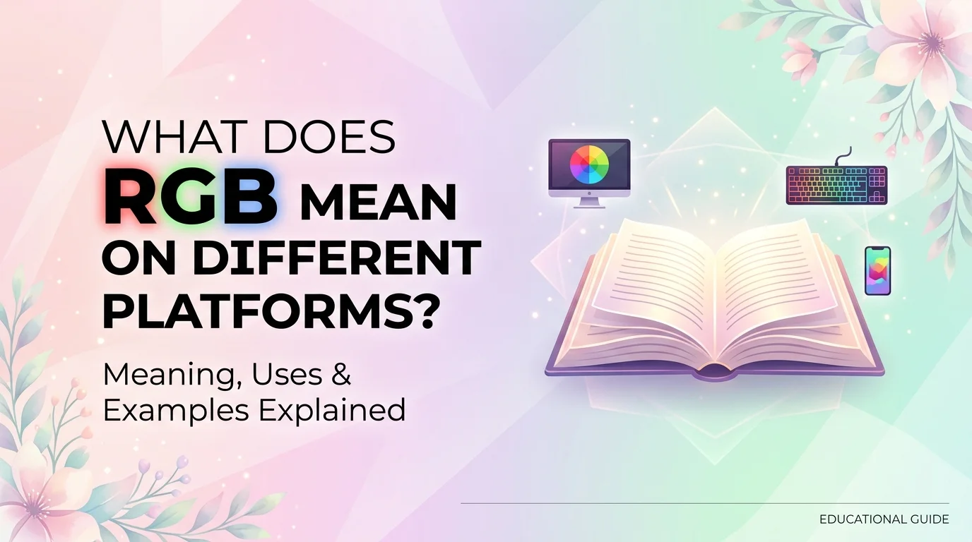 What Does RGB Mean on Different Platforms