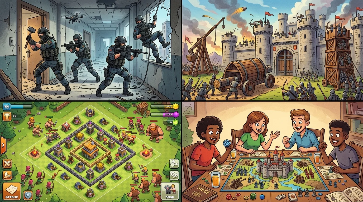 What Does Siege Mean on Different Platforms