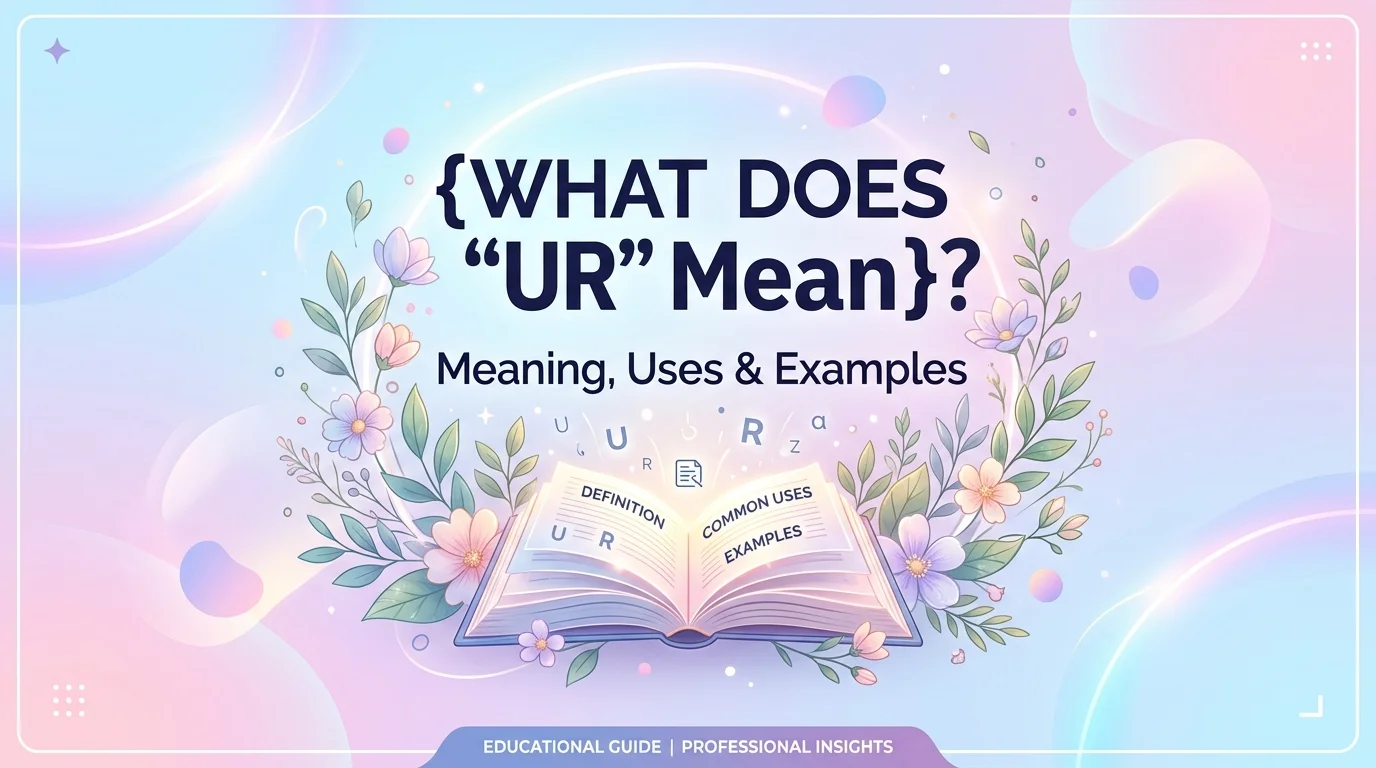 What Does UR Mean