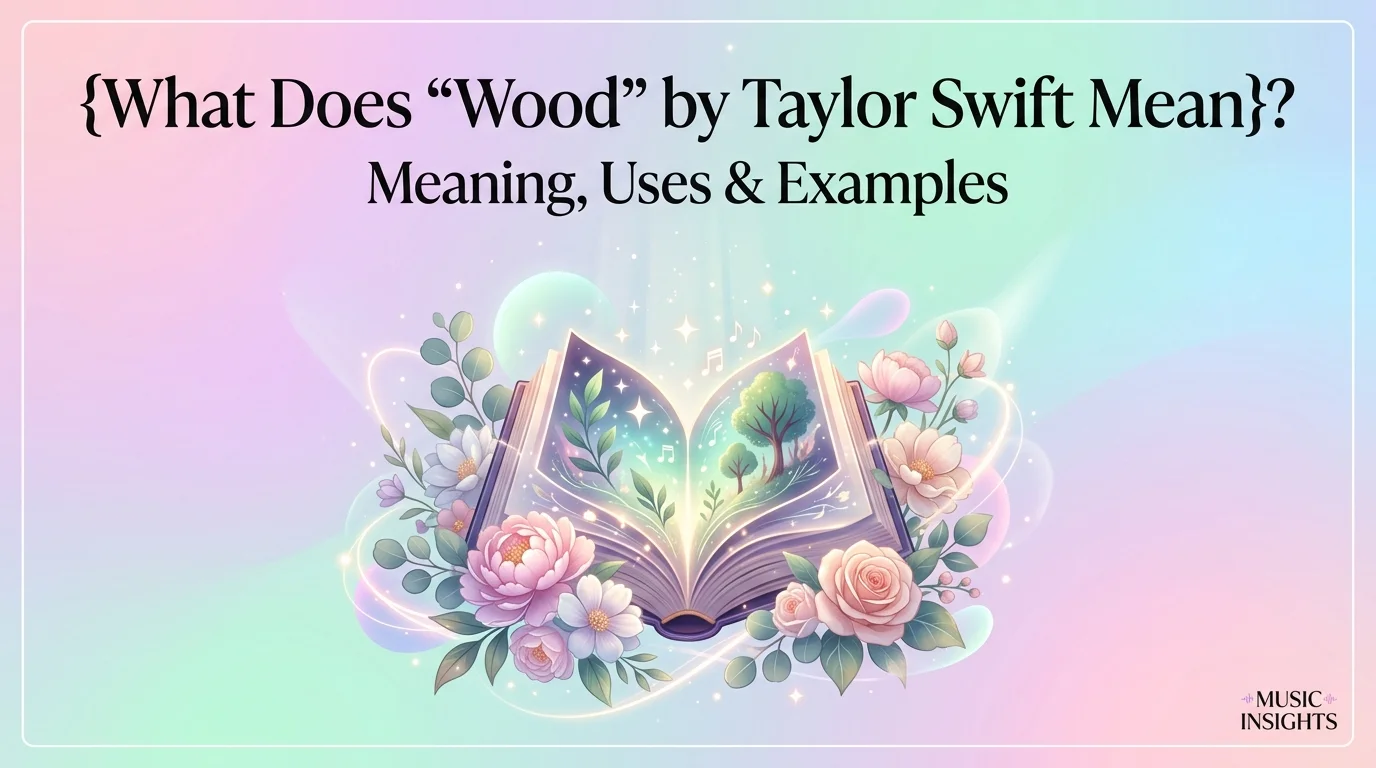 What Does “Wood” by Taylor Swift Mean