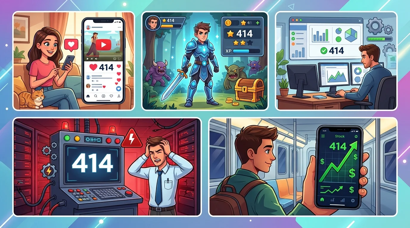 414 Meaning on Different Platforms