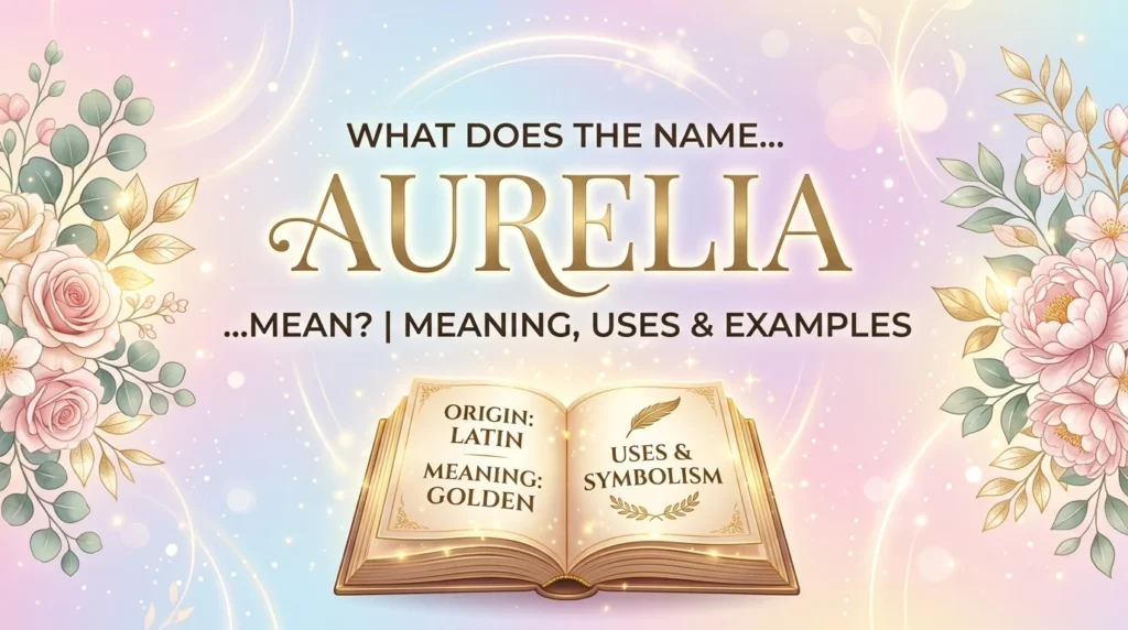 aurelia name meaning