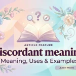 discordant meaning