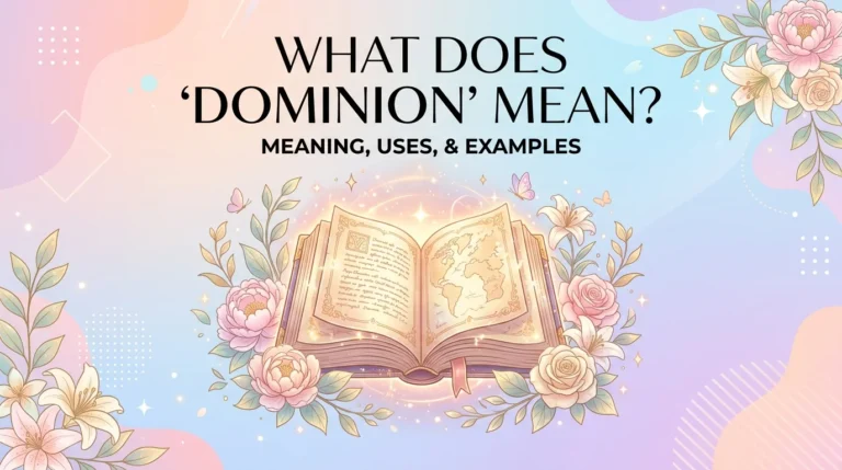 dominion meaning