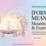 formula meaning