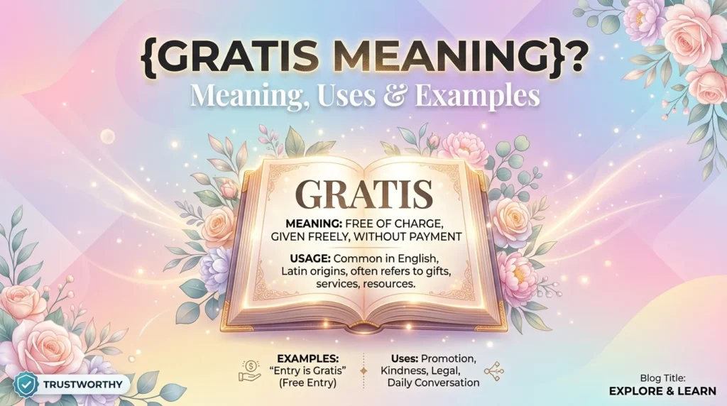 gratis meaning