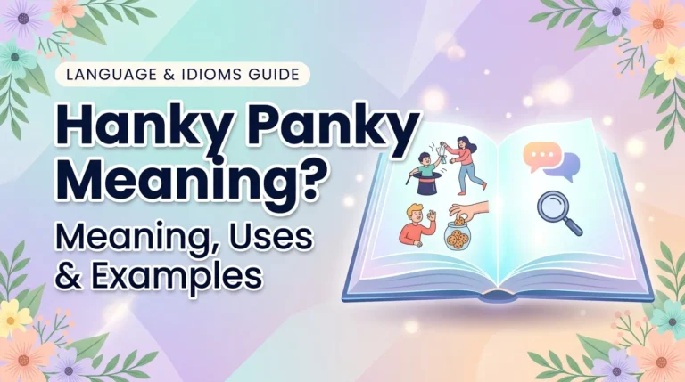 hanky panky meaning