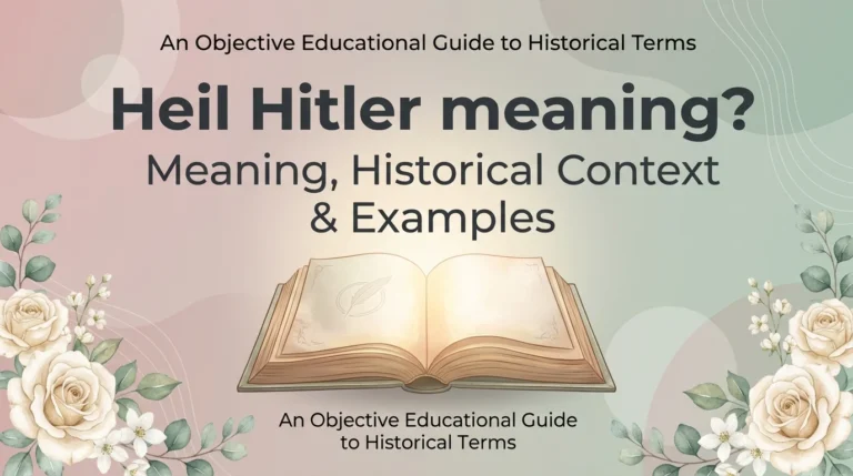heil hitler meaning