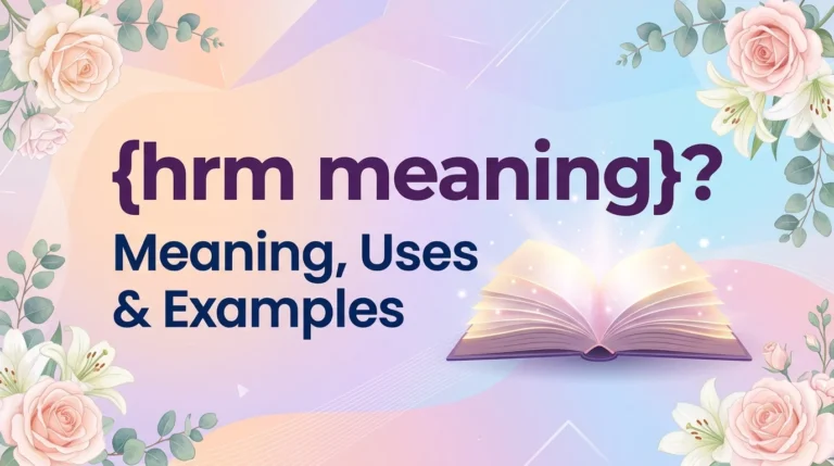 hrm meaning