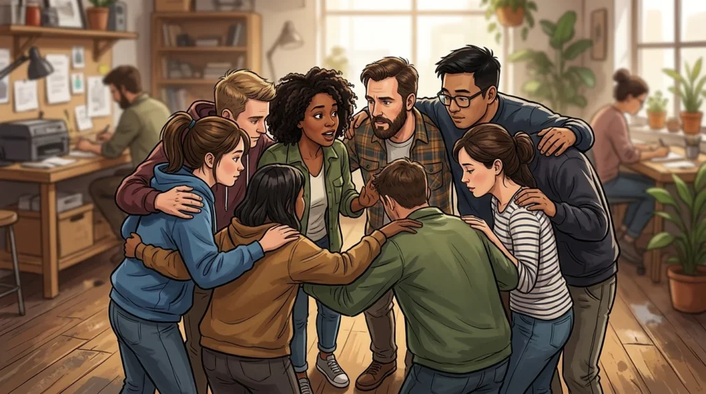 huddle meaning