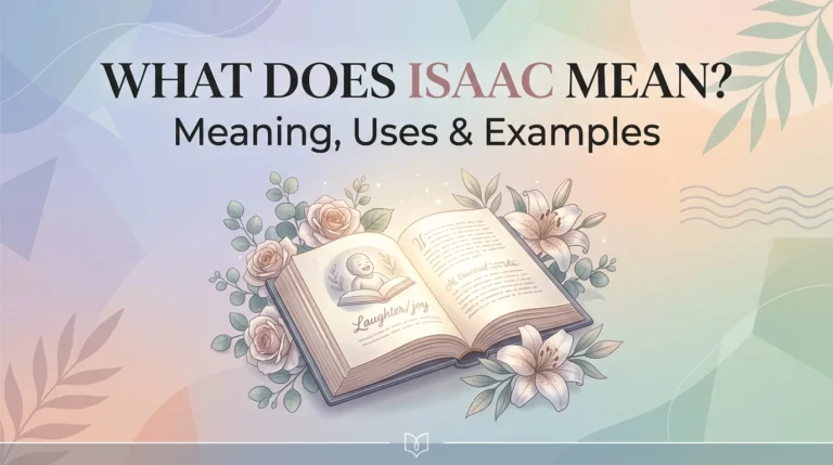 isaac meaning
