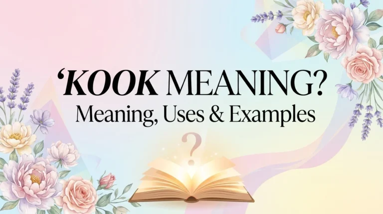 kook meaning