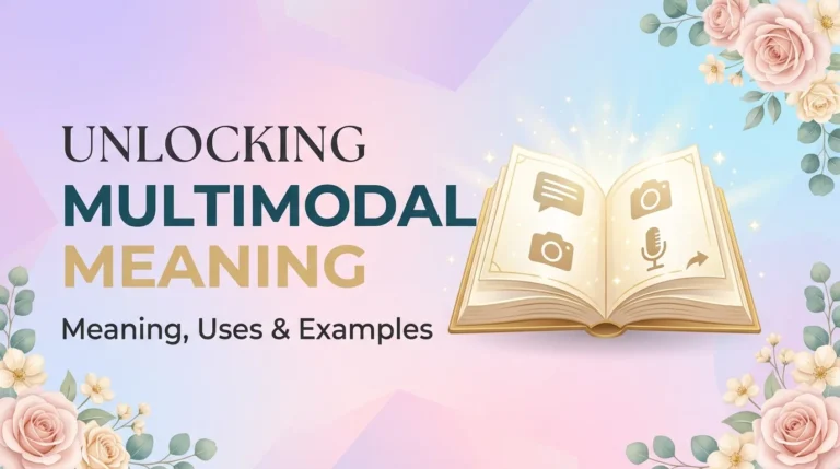 multimodal meaning