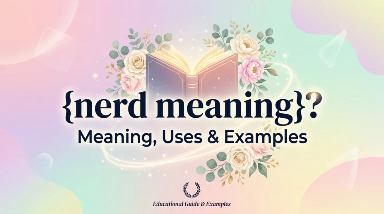 nerd meaning