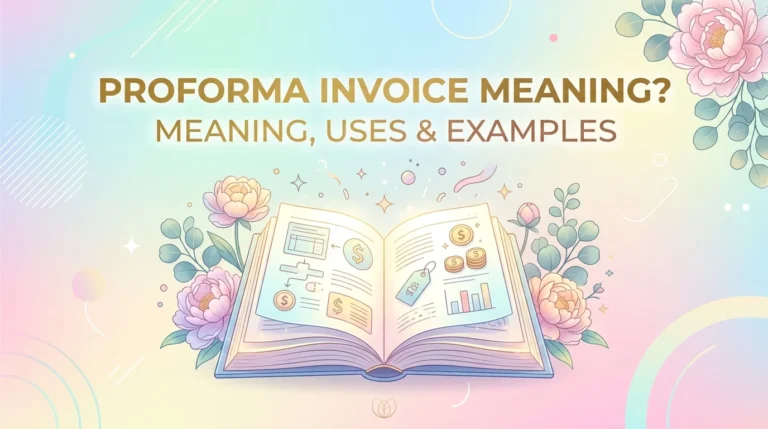 proforma invoice meaning