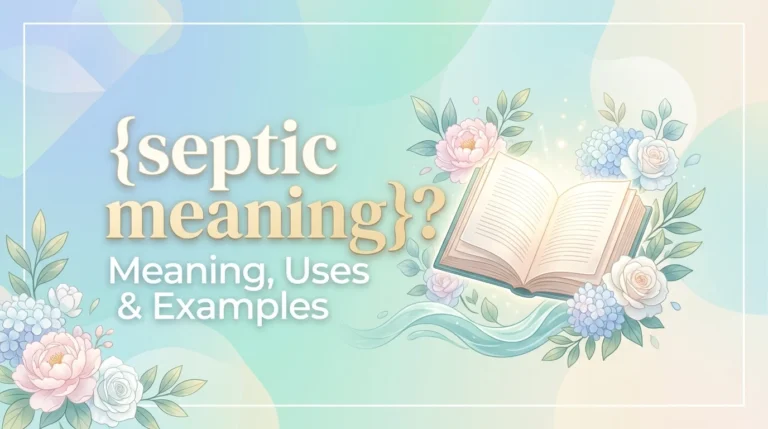 septic meaning