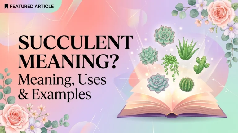 succulent meaning