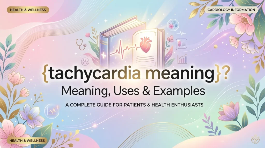 tachycardia meaning