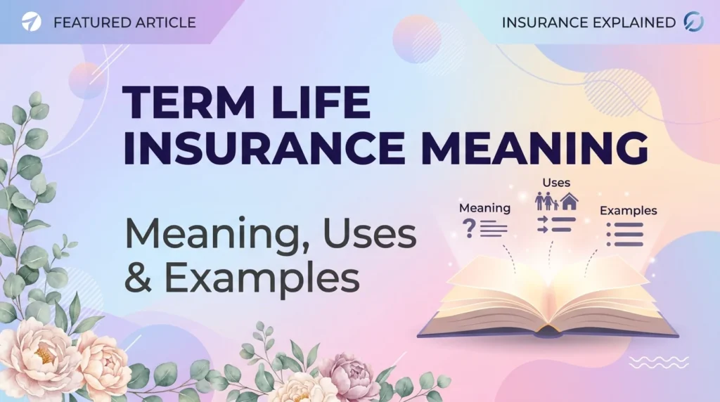 term life insurance meaning