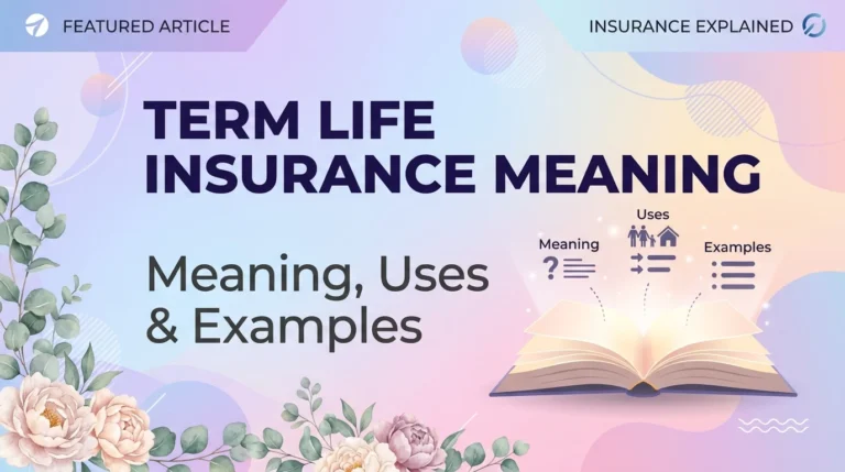 term life insurance meaning