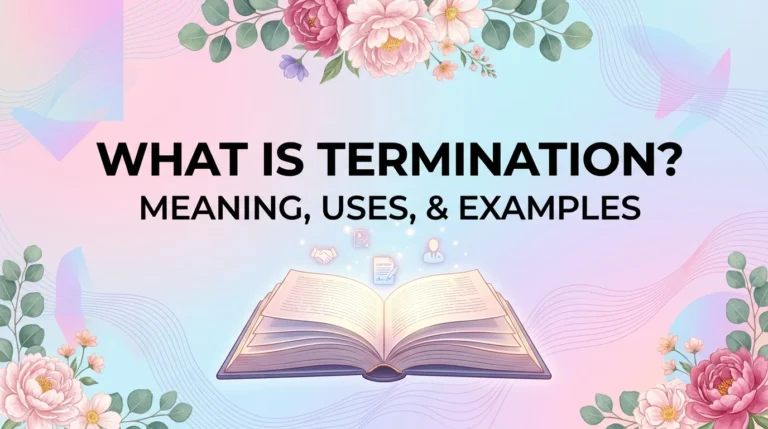 termination meaning