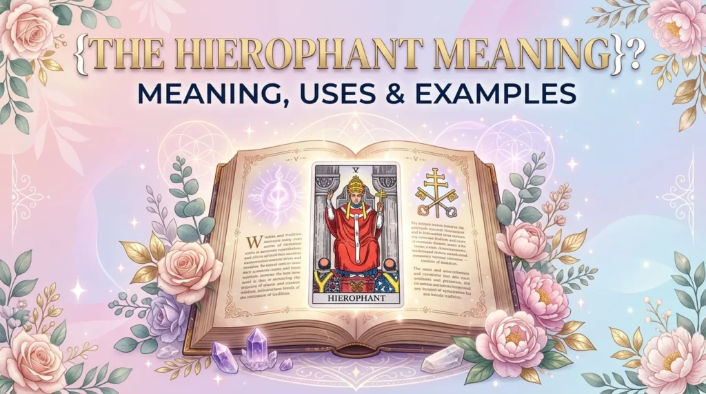 the hierophant meaning