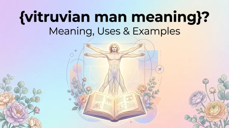 vitruvian man meaning