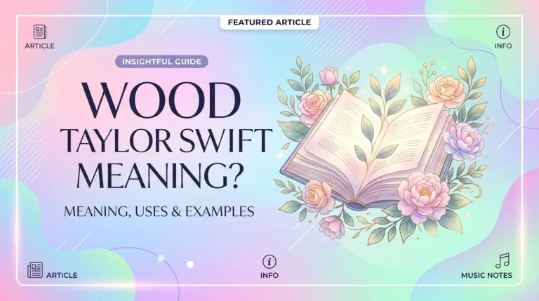 wood taylor swift lyrics meaning