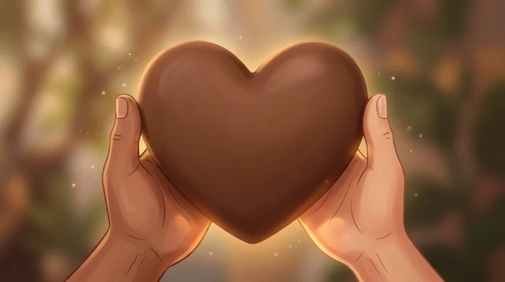 brown heart emoji meaning